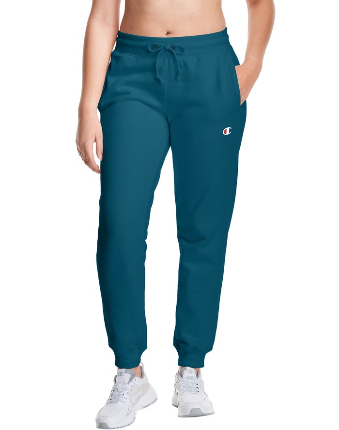 Champion Reverse Weave Kadın Joggers Mavi ( HWJLAQ769 )